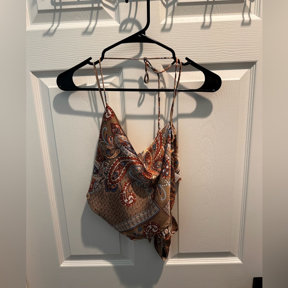 Paisley Print Women's Top